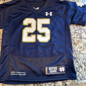 Under Amour Notre Dame jersey . NEW. Size 3T bought at stadium